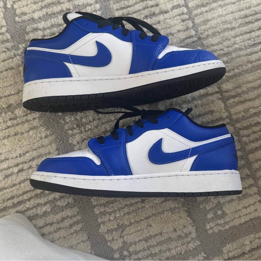 Blue and White Air Jordan 1 Low